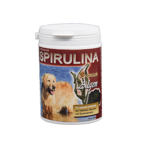 SPIRULINA Premium Algen BIO für Hunde / 150g Pulver