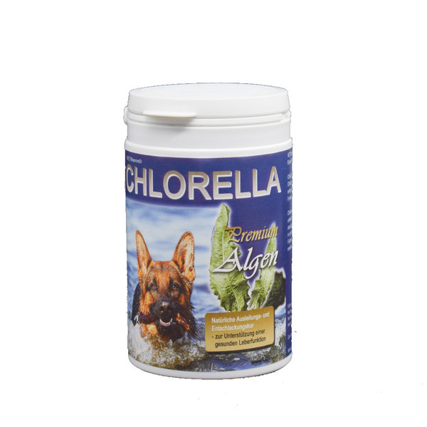 CHLORELLA Premium Algen BIO für Hunde / 150g Pulver