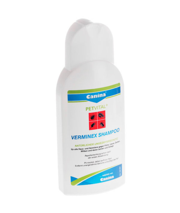 Ungezieferschutz für Hunde und Katzen - Verminex Shampoo - 250ml