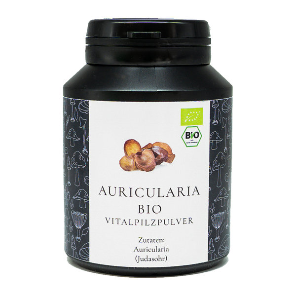 Auricularia - Vitalpilz Auricularia BIO - Vitalpilz Pulver Kapseln