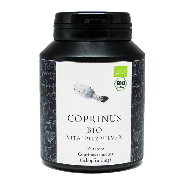 Coprinus - Vitalpilz Coprinus comatus BIO - Vitalpilz Pulver Kapseln