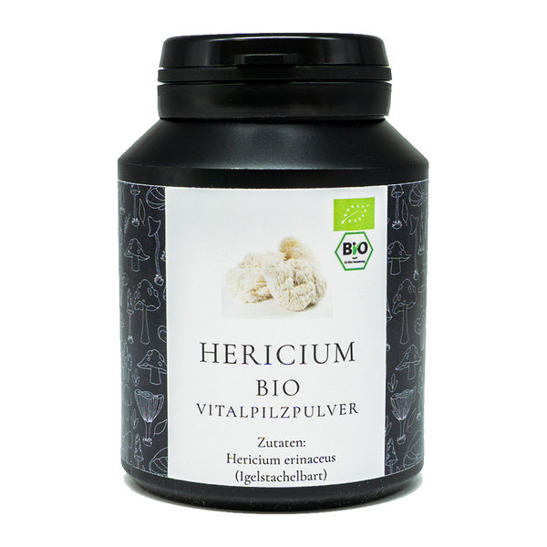 Hericium - Vitalpilz Hericium erinaceus BIO  - Vitalpilz Pulver Kapseln